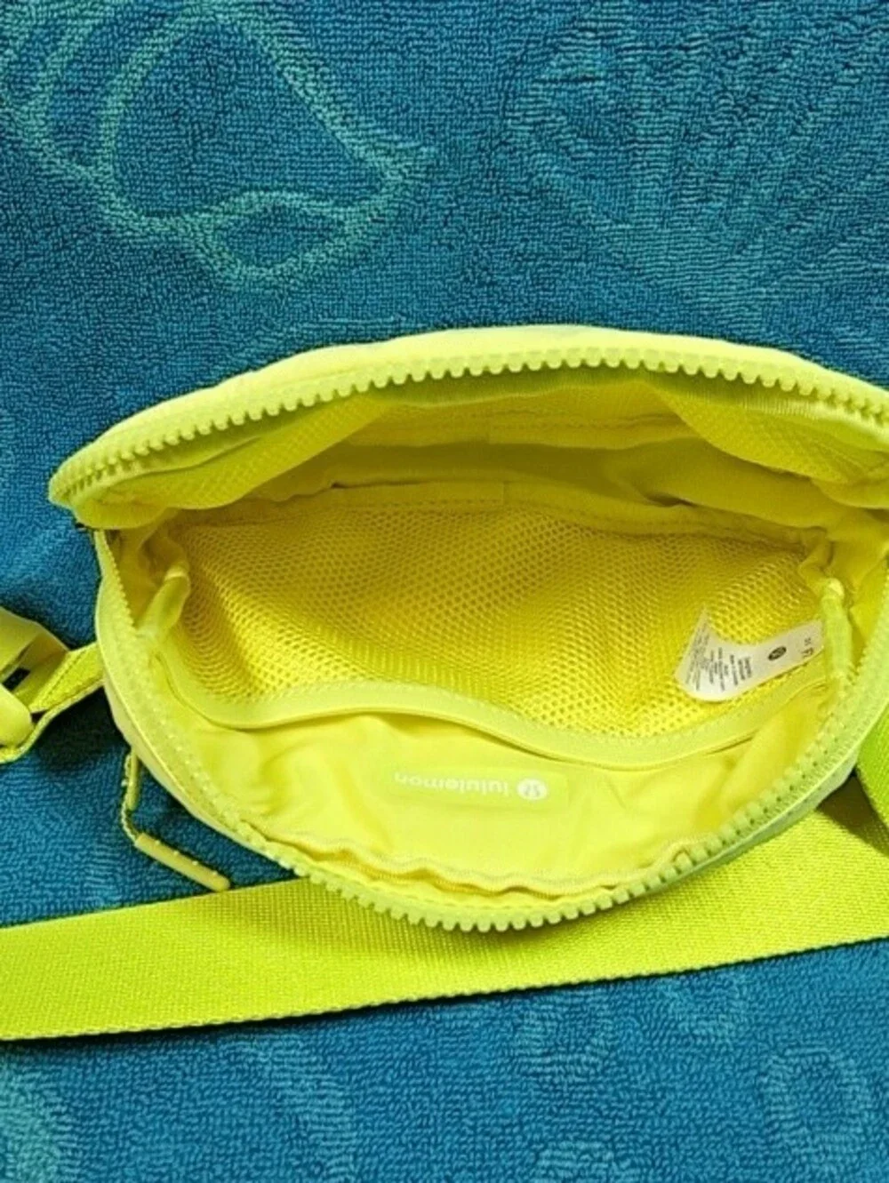 lululemon athletica Neon Yellow Crossbody Belt Bag